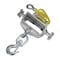 Vestil Steel Hoist Single Hook Swivel Latch, 3-7/8" x 13-1/2" x 14-13/16", 4000 lb Capacity, Silver S-FORK-4/6-SL - alternate 3
